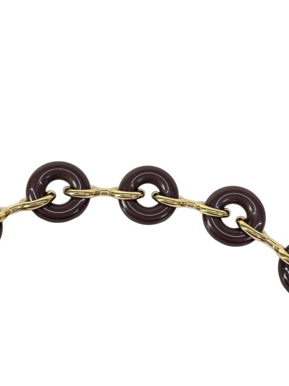 ★SOLD★ Loewe Handbag Ola Bag Bordeaux Donut Chain Strap - Picture 13 of 16